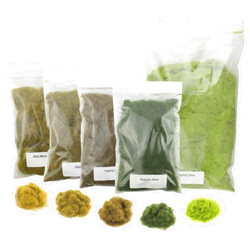 WWS War World Scenics War World Scenics Static Grass Spring Embankment Kit – Model Railway Railroad Modelling Diorama Layout Landscape Scenery Track Trackside Materials All Gauges