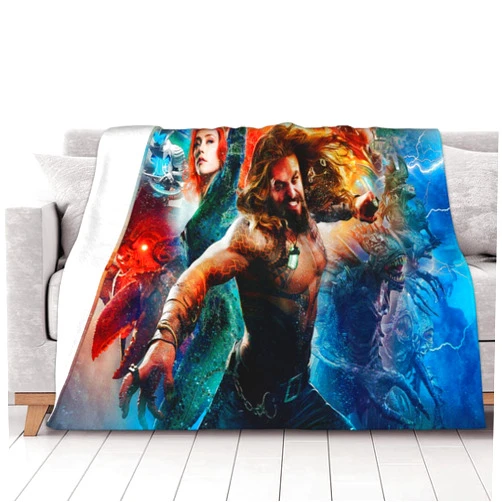 SkanoR Anime Throw Blankets Sheets Bedding Blanket Room Home Decor Flannel Blanket Bed Sofa Cover Blanket Air Conditioning Blanket（S）