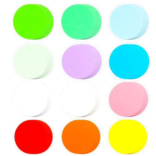 FOBSME 600 Pcs 2 Inch Round Cutouts Paper Circles Assorted Color Round Cut-Out Accents Construction Paper Circles Shape Die Cuts for DIY Craft Project Classroom Bulletin Board Decorations
