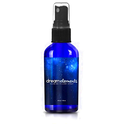 Dream Elements Calming Pillow Spray -- for Relaxation and Deep, Restful Sleep - Soothing Essential Oil Blend - Formulated with Lavender - Orange - Ylang-Ylang - Chamomile - and Vetiver (4oz)