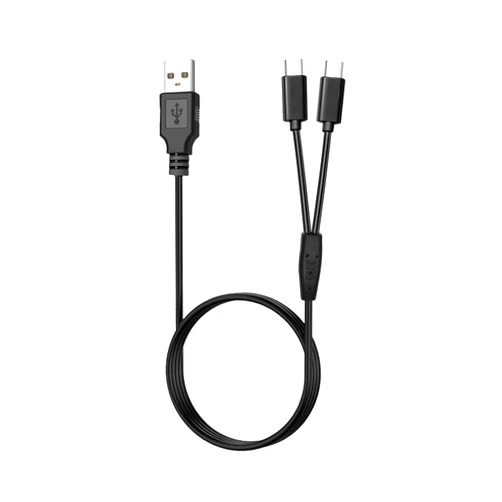SGEOYPIL USB Charging Cable Compatible with OCOOPA/Zippo/UNIHAND/ORORO Magnetic Rechargeable Hand Warmers Heated Gloves Socks Pocket Portable Hands Heater Devices Replacement 2-in-1 Type-C Dual Charger Cord