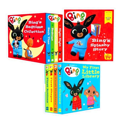 By Ted Dewan (Author) Bing Bunny Collection 8 Books Set With Bing's Splashy Story World Book Day 2020 (Loves, Bed Time, Friends, Plays, Says, Story time, Night Night, Bath Time)