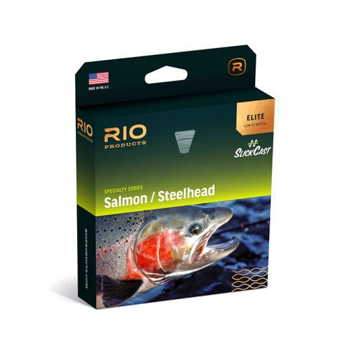 RIO Products Elite Salmon/Steelhead Fly Line, Front Taper for Single Handed Roll and Spey Casting, Slick Coating