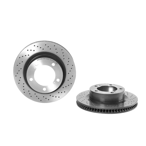 Brembo 09.A966.1X Xtra UV Coated vented drilled Front Brake Rotor LEXUS/TOYOTA/TOYOTA (FAW) OE# 4351260180
