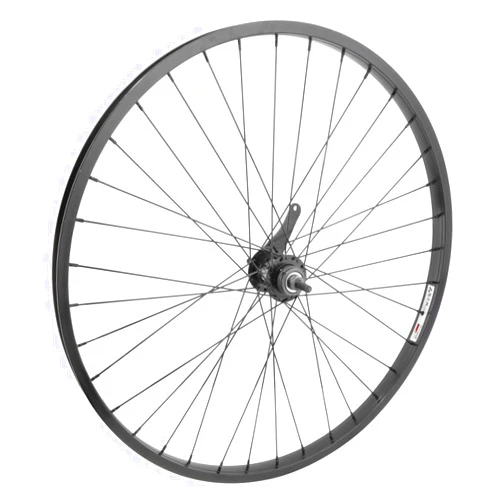 WheelMaster Wheel Master Rear 26 x 1.75/2.125, WEI-AS7X, Black, 36H, 14g Blk Spokes