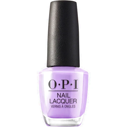 OPI Nail Lacquer Nail Polish | Opaque Light Purple Crème Chip Resistant Nail Polish | Vegan, Fast Drying, Streak Free