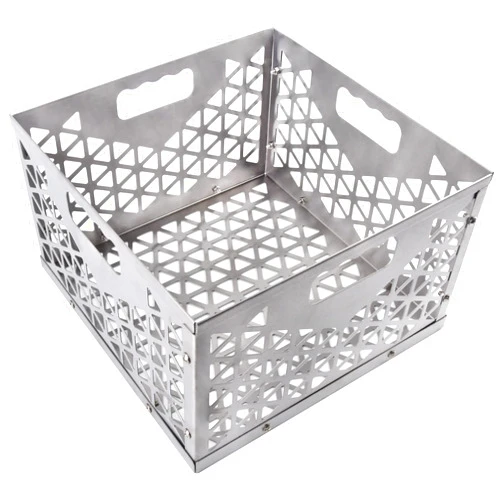 Foedo 12 Inch Charcoal Firebox Basket for Oklahoma Joe Offset Smoker, Grill Accessories for Long and Efficient Smoking, 12