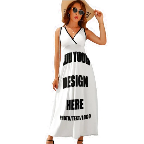NALAHOME Custom 2024 Summer Sleeveless Dress for Women