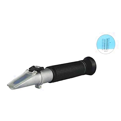 Laxco Inc Analog Refractometer, Salinity, 1in.Wx1inH