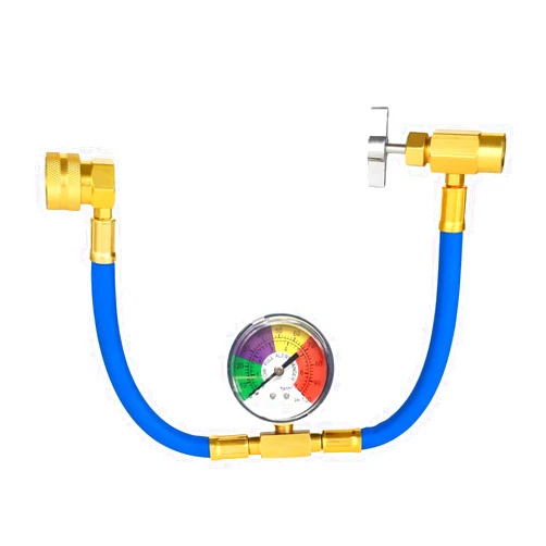 KVAEY R134A Refrigerant Charge Hose Kit, 1/2
