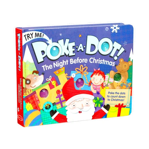 Melissa & Doug Children's Book - Poke-a-Dot:The Night Before Christmas (Board Book with Buttons to Pop) Pop It Fun for Ages 3+