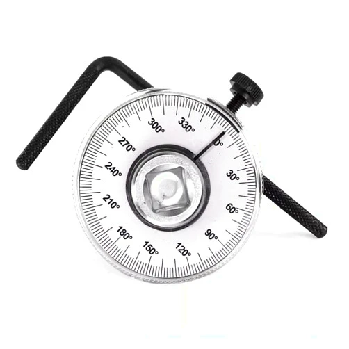 Tissting Torque Angle Gauge, Adjustable Torquemeter Wrench Drive Angle Rotation Checker Tester Car Gauge Tool Set Car Auto Meters Measuring Tool Universal for Engine
