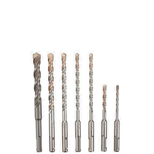 BOSCH HCK001 7 Piece Carbide-Tipped SDS-Plus Rotary Hammer Drill Bit Set with Storage Case