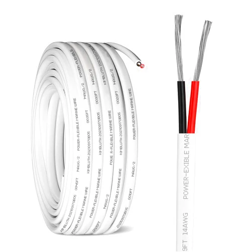 Kimbluth 12V Low Voltage Wire (18 Gauge 50ft)