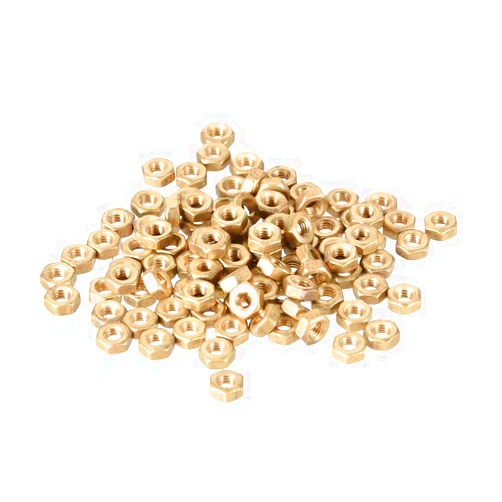 uxcell Hex Nuts, M3x0.5mm Metric Coarse Thread Hexagon Nut, Brass, Pack of 100
