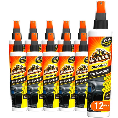Armor All Interior Car Cleaner Spray Bottle, Protectant Cleaning for Cars, Truck, Motorcycle, Pump Sprayer 11010-12PK, 10 Oz (12 Pack)