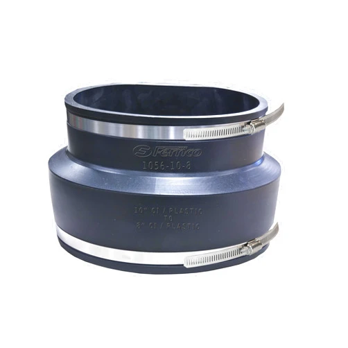 Fernco P1056-10-8 Flexible PVC Pipe Coupling for Cast Iron, Plastic or Steel to Cast Iron, Plastic or Steel Plumbing Connections