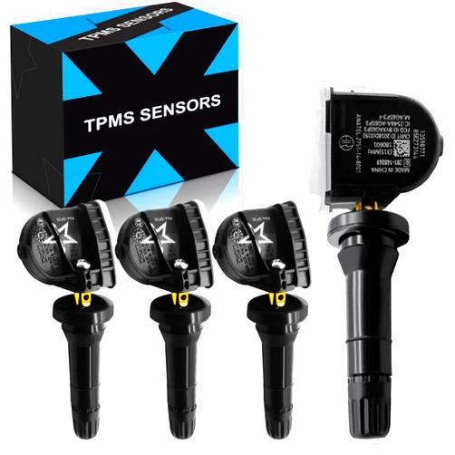 YZHIDIANF Pre-Programed 13598771 Tire Pressure Sensor for:-Buick Enclave 2008-2017 Regal 2011-2017 for:-Saturn Outlook Sky Vue 2007-2010 for:-GMC Acadia Sierra 1500 Yukon, TPMS Sensor 315MHz (4)