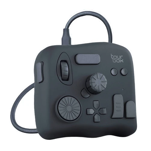 TOUR BOX TourBox NEO, Custom Controller for Photo Video Editing, Color Grading, Illustration, MacOS/Windows, Photoshop Lightroom Davinci Resolve After Effects Premiere Final Cut Pro Programmable Keyboard