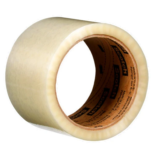 3M Scotch 371 Industrial-Grade Packing Tape, Clear, 72 mm x 50 m, High Performance Sealing Tape for Medium-Duty Commercial Box and Carton Sealing, Moving, Packaging and Shipping, 6 Pack