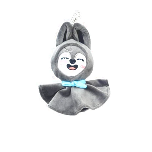 AiHdcy SKZ Plush Cloak Clothes SK-ZOO Dress Keychain, STAY Fandom Keyrings Soft and Cute, Suitable for Fans