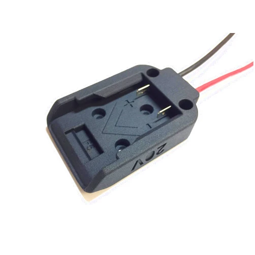 Terrafirma Technology Nylon 10AWG Battery Adapter for DEWALT OR Hercules 20V MAX 18V Dock Power Connector black