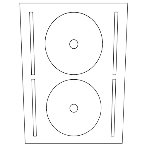 GenesysDTP Matte Finish Full Face Format 5-Inch Disc Labels 200-Pak (100 Sheets)
