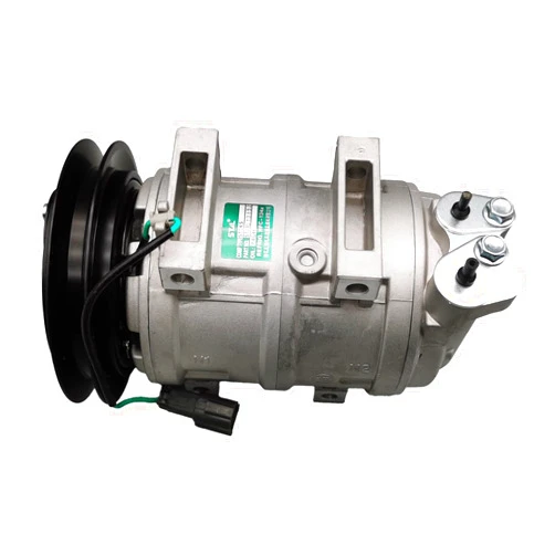 SXCCGMGQ 24V AC Compressor 10PA17C AT168543 Compatible for Hitachi LX100-5 LX120-5 LX150-5 Wheel Loader