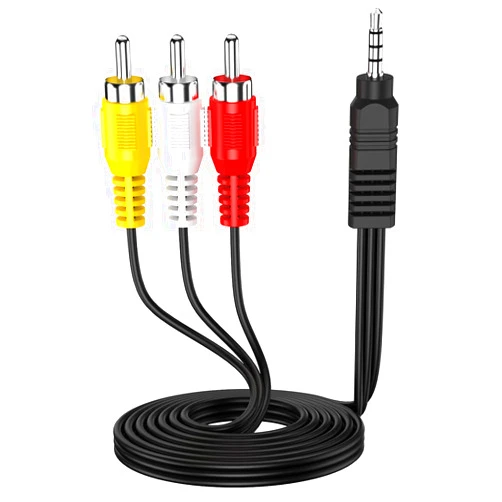 SZMXUCK 3.5mm to RCA Camcorder Handycam AV Audio Video Output Cable, 1/8