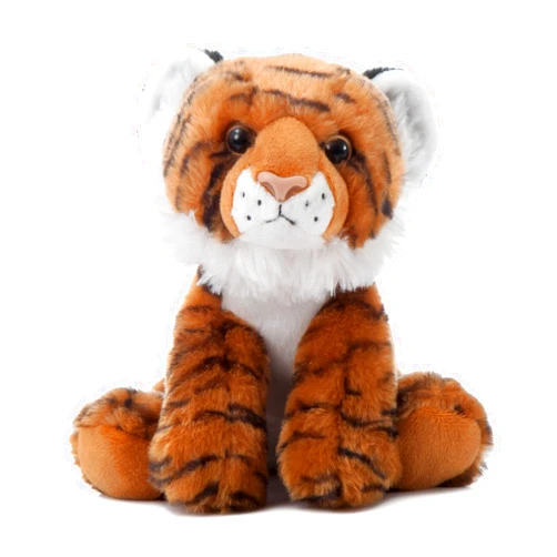 The Petting Zoo Tiger Stuffed Animal, Gifts for Kids, Wild Onez Zoo Animals, Tiger Plush Toy 9 inches