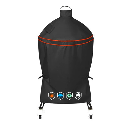EZ-DONGTENG Heavy-Duty 600D Grill Cover fit for Kamado Joe 18-inch Classic Joe Series I II III Ceramic Charcoal Grill and Other Round 18-inch Charcoal Grill with Similar Sizes, 33