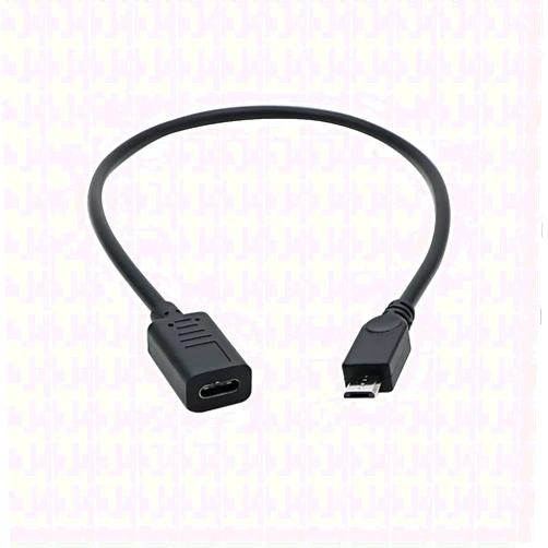 ZJKJHJY USB C to Micro USB Adapter, USB Type C Female to Micro USB Male Charge Cable Converter Cord for MacBook Pro, Laptop, Android Devices
