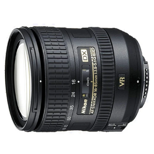 Nikon AF-S DX NIKKOR 16-85mm f/3.5-5.6G ED Vibration Reduction Zoom Lens with Auto Focus for Nikon DSLR Cameras