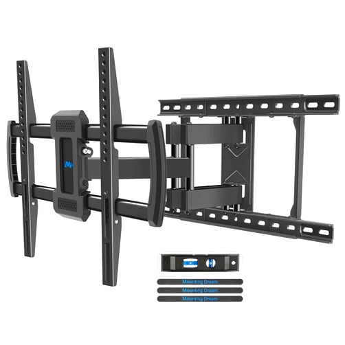 Mounting Dream TV Wall Mounts TV Bracket for Most 42-84 Inch TVs, UL Listed Premium TV Mount Full Motion with Articulating Arms, Max VESA 600x400mm and 100LBS, Fits 16