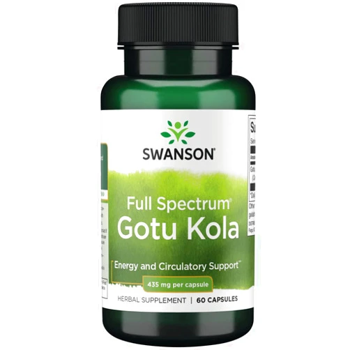 Swanson Gotu Kola 435 Milligrams 60 Capsules