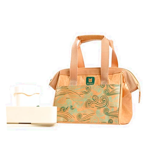 WEBAG The Ultimate Tyvek paper Insulated Snack Bag - Small cute cooler bag for Women, Girls, students and Office Workers - Stay Stylish and Healthy with this Chic lunch bag