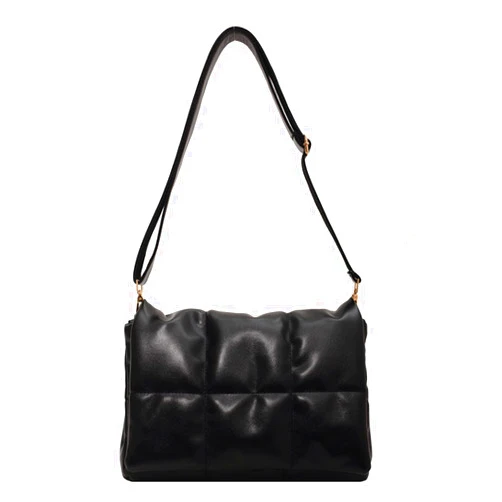 KAOBIO Women's Trendy Quilted Crossbody Bags Adjustable Chain Strap Cassette Puffer Padding Shoulder Bag Puffy Hobo Bag