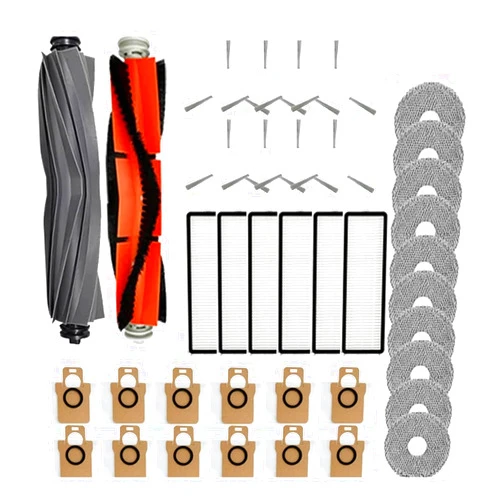KIEEQGAK Compatible for Dreame L10s Ultra / S10 Pro，Compatible for Omni 1S B101CN X10+，Main Side Brush，Filter，Vacuum Accessories，Mop Pad(38pcs), fuxinlian268741g