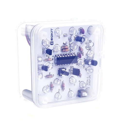 MiOYOOW LED Lamp DIY Soldering Practice Kit, Practical White Night Light Electronics Solder Project Kit for Beginners, College High School Students and DIYers (18 LED Lights)