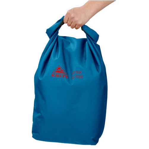 Kelty Litter G’tter Reusable Heavy Duty Garbage Bag and Carry Sack for Firewood, Cans, and Campsite Trash – Puncture + Water Resistant Fabric, Roll Top, 30L Capacity