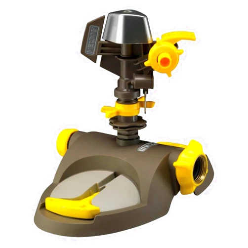 Nelson 50210 Pulsating Sprinkler with Rezimar Head and Spiked Base