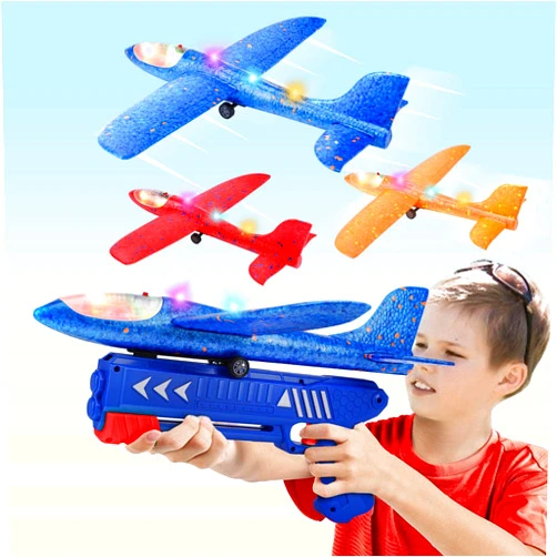 Aiencsai 3 Pack Airplane Launcher Toy, 12.6