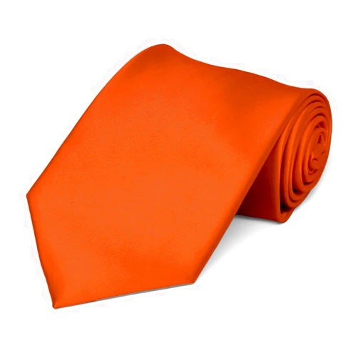 tiemart Premium Solid Color Extra Long Necktie 63