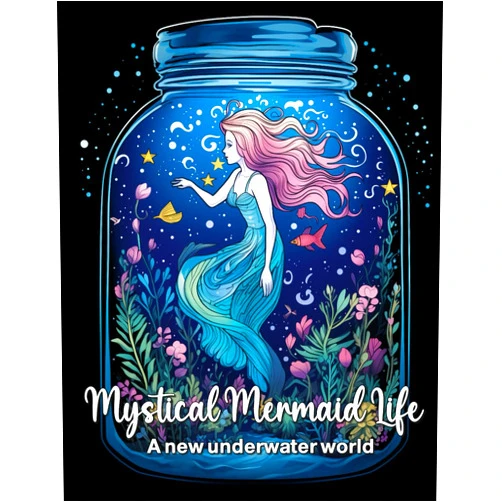 Lun-a Sage Coloring Mystical Mermaid Life: A new underwater world