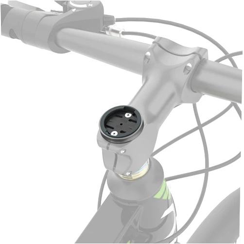 VOIEOV Bike Stem Top Cap Mount - Garmin Mountain Bike Mount for Garmin 25 200 130 500 510 520 520 800 810 820 1000 1030, Wahoo Elemnt, Bryton, Cateye Cycling GPS Computer, Includes Bike Phone Holder (Grey)