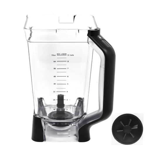 WARDFYT Replacement Pitcher 72 oz XL Compatible with Ninja Blender (New Model) BL610, 72oz Crushing Pitchers Replacement for Ninja BL710WM BL710WMC CO610B CO650B CT610