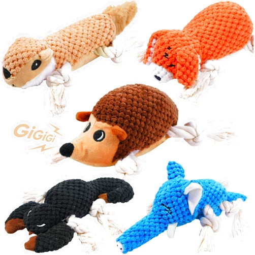 LEGEND SANDY Plush Small Dog Toys for Small Breeds, Tough Puppy Toys to Keep Them Busy, Tough Stuffed Animals Puppy Chew Toys, Squeaky Dog Toys (5 Pack Puppy Toys)
