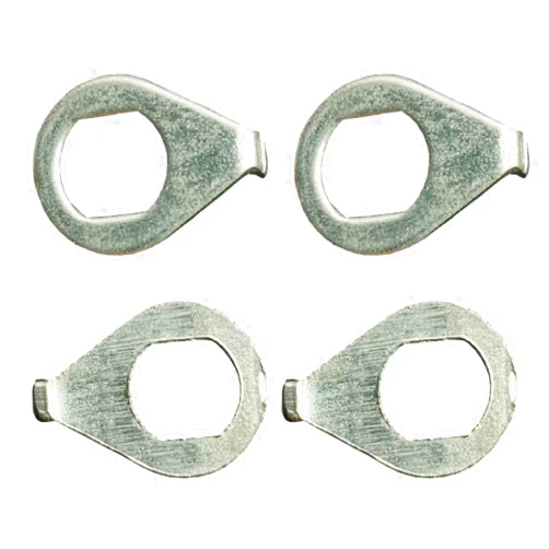QWEQWE Bike Universal Wheel Hub Hook Washer Gasket Front Axle Gasket Fixed Front Wheel Hanging Hook Safety Washer, Hub Retaining Clip for Front Wheel (4 pcs)