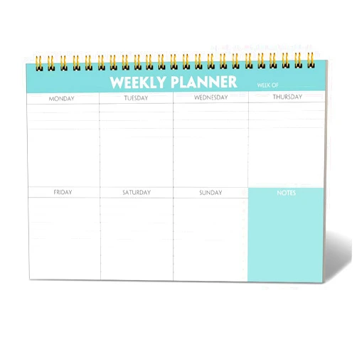 Getvow Weekly Planner Notepad - 7