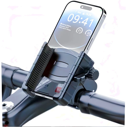 WeiDu77 Bike Phone Mount Motorcycle Phone Mount Bike Phone Holder Bicycle Scooter Phone Clip-[Camera Friendly] Suitable for All Brands of Cell Phones with a Width of 2.5-3.54 inches